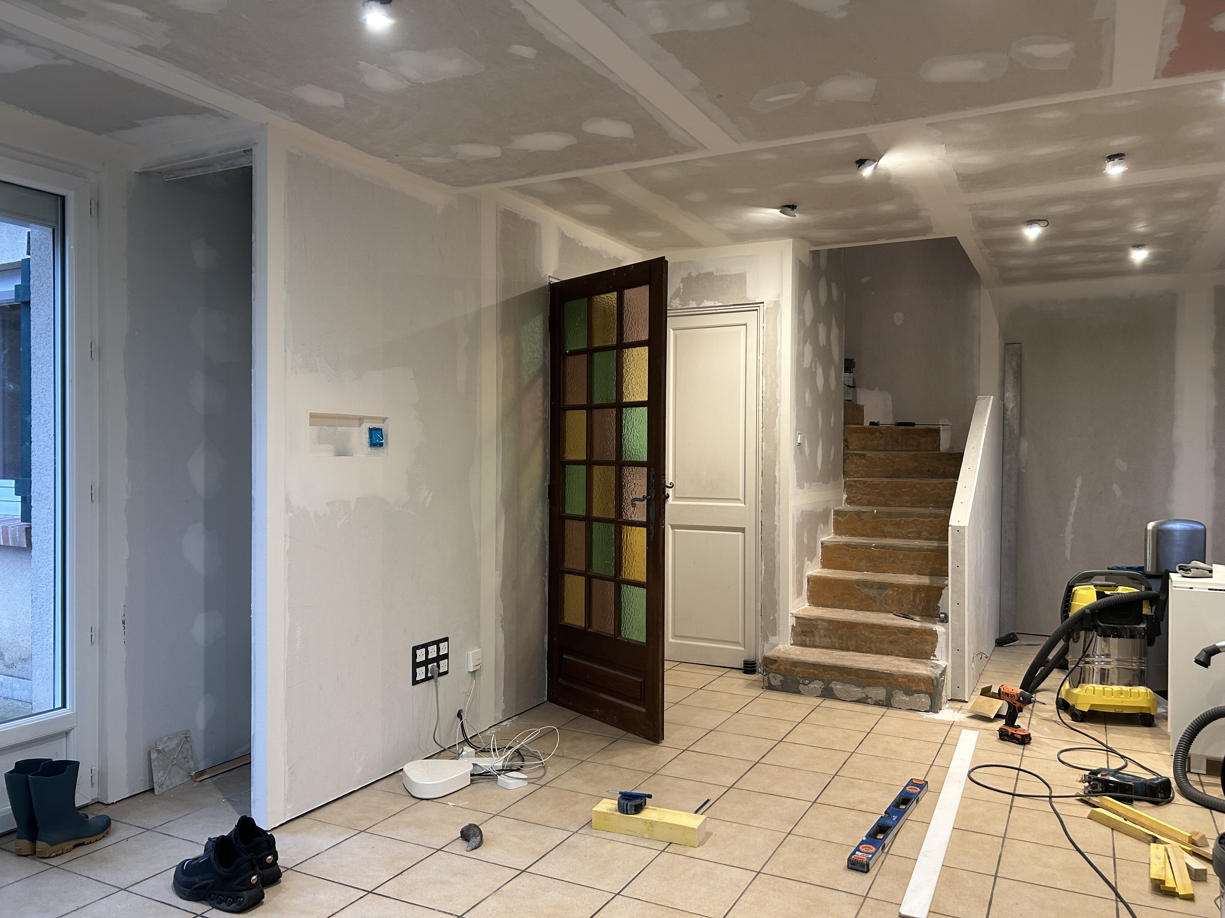 Rénovation et création de cloisons en placo