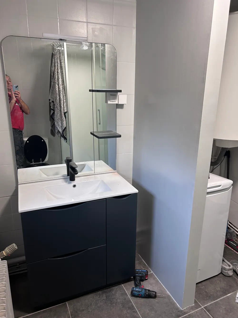 Rénovation complète de salle de bain clés en main à Caen par l'artisan ST Agencement